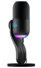 Logitech Yeti GX Dynamic RGB Gaming Mic z LIGHTSYNC - BELA