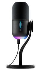 Logitech Yeti GX Dynamic RGB Gaming Mic z LIGHTSYNC - BELA