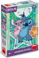 Dino Puzzle Stitch diamant 200 kosov