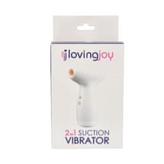 Loving Joy KLITORALNI STIMULATOR Loving Joy 2in1 White