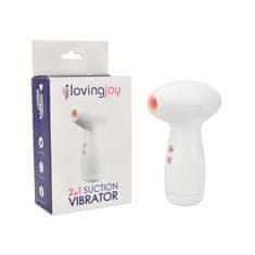 Loving Joy KLITORALNI STIMULATOR Loving Joy 2in1 White