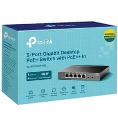 TP-Link TL-SG1005P-PD 5-port Gigabit 4xPoE+ 66W napajanje preko PoE++ mrežno stikalo-switch