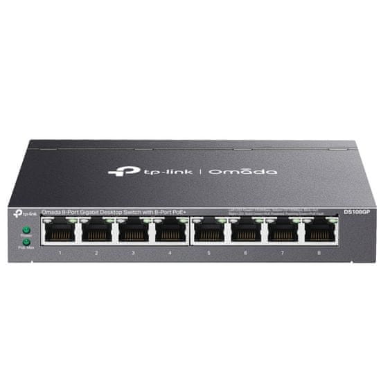 TP-Link DS108GP Omada 8-port Gigabit PoE+ Unmanaged mrežno stikalo-switch