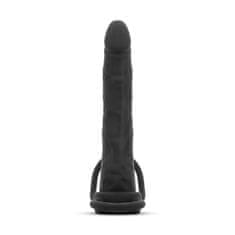 Easytoys Dildo z obročki za penis Easytoys Men Only, črn