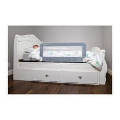 Dreambaby Praga varnostna ograja za posteljo ekstra velika 110x45,5 cm siva