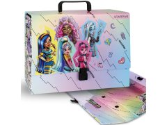 STARPAK Monster High mapa z ročajem, otroška mapa, toga A4 9,5 cm 