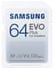 Samsung EVO Plus spominska kartica, SDXC, 64GB, U1, V10, UHS-I