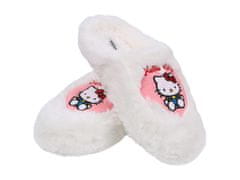 HELLO KITTY Hello Kitty Beli ženski copati/domovi copati, topli, mehki, nedrseči 36-37 EU