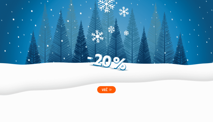 Izbrani artikli 20 % ceneje s promo kodo 20ZPKSI