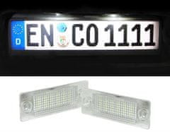 Mstyling LED osvetlitev registrske tablice z ohišjem VW Passat, Touran, Caddy, Bus