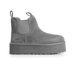 Ugg Australia Škornji elegantni čevlji siva 38 EU Neumel Platform Chelsea