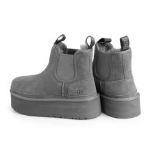 Ugg Australia Škornji elegantni čevlji siva 38 EU Neumel Platform Chelsea