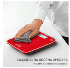 Tefal Optiss digitalna kuhinjska tehtnica, Raspberry (BC50U3V0)