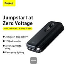 Noname Baseusova power banka Super Energy Air 10000 mAh z začetnimi kabli črna