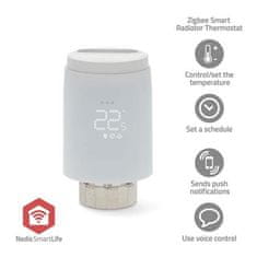 Nedis ZBHTR20WT - SmartLife Radiator Control| Zigbee 3.0 | Baterijsko napajanje | LED | Android / IOS