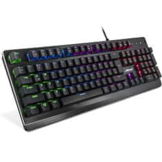 Inter-tech Nitrox NK-2000ME žična RGB mehanična SLO tisk gaming tipkovnica