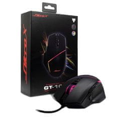 Inter-tech Nitrox GT-100 RGB optična žična USB črna gaming miška