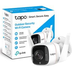 TP-Link Tapo C310 dnevna/nočna 3MP Hight Definition IP66 WiFi bela zunanja nadzorna kamera