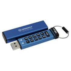 Kingston IronKey Keypad 200 16GB USB3.2 Gen1 Type-A FIPS 140 & XTS-AES (IKKP200/16GB) USB ključ