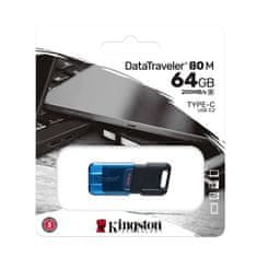 Kingston DataTraveler 80 M 64GB USB 3.2 Gen 1 tip-C (DT80M/64GB) USB ključ