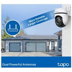 TP-Link Tapo C520WS IR 2K IP66 360° WiFi Starlight antena bela zunanja nadzorna kamera