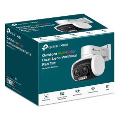 TP-Link VIGI C540V 4MP SHD PAN TILT Full-color bela zunanja nadzorna kamera