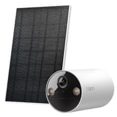 TP-Link Tapo C410 KIT WiFi 2K 3MP zunanja brezžična baterijska solarni panel bela nadzorna kamera