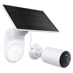 TP-Link Tapo C410 KIT WiFi 2K 3MP zunanja brezžična baterijska solarni panel bela nadzorna kamera