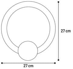 Flamingo Joe Igrača za pse Prstan z žogo 27cm