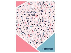 Head HEAD Pink Terrazzo, kvadratni zvezek 565 (5x5 mm), A5, 60 listov, 102020002