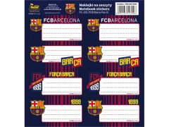 Astra Samolepilne etikete za zvezke 8 kosov FC BARCELONA, FC-201, 708018002