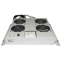 Intellinet 19'' 4 ventilatorji termostat stropna siva hladilna enota