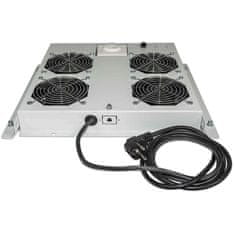 Intellinet 19'' 4 ventilatorji termostat stropna siva hladilna enota