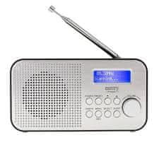 Camry Prenosni DAB/FM radio CR1179, srebrn