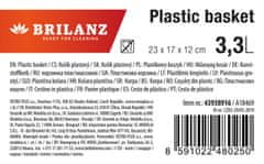 BRILANZ Košara 23x17x12cm plastika, ANTR