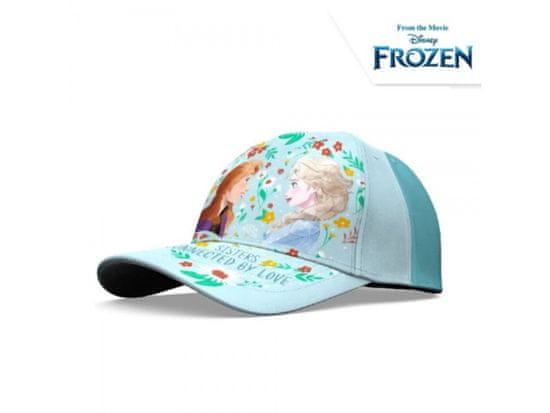 KIDS LICENSING Dekliška bombažna kapa DISNEY FROZEN zelena / 54cm, D06633