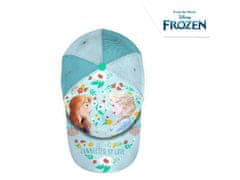 KIDS LICENSING Dekliška bombažna kapa DISNEY FROZEN zelena / 52cm, D06633