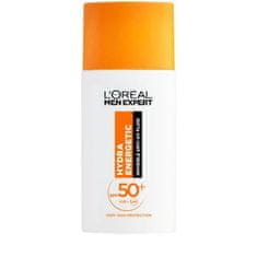 Loreal Paris Men Expert Hydra Energetic Invisible Anti-UV Fluid SPF50+ zaščitni in osvetljujoči fluid za obraz 50 ml za moške