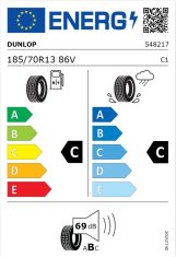 Dunlop Letna pnevmatika 185/70R13 86V SportClassic 548217