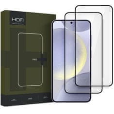 Hofi Glass Pro Full Screen 2x zaščitno steklo za Samsung Galaxy S25, črna