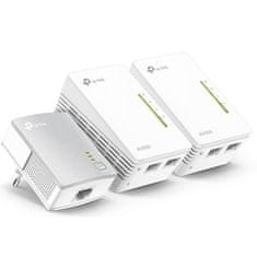 TP-Link TL-WPA4220 TKIT AV600 300Mbps brezžični 3-pack powerline starter kit adapter