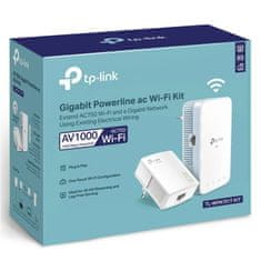 TP-Link TL-WPA7517 AV1000 KIT (TL-WPA7517 & TL-PA7017) Gigabit Powerline AC brezžični komplet ojačevalcev extender