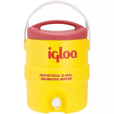 Igloo Series 400 hladilni sod za tekočino, 7,57 L (2 galoni), rumen - odprta embalaža