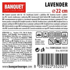 Banquet Ponev LAVENDER 22cm 2,9l s pokrovom