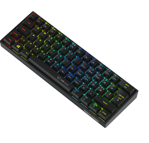  Uvi Desk Pride Nano 60% tipkovnica, MX rdeča stikala, RGB, USB, SLO
