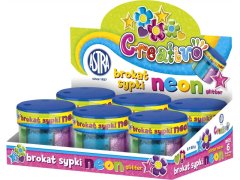 Astra CREATIVO Bleščice v prahu 6 barv NEON 50g, 335114002