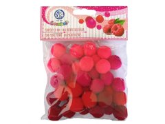 Astra CREATIVO Plišaste kroglice POMPOM RASPBERRY BUSHES, 20 mm, 335121021