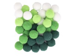 Astra CREATIVO Plišaste kroglice POMPOM FOREST GROWTH, 20 mm, 335121019