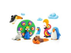 KIDS LICENSING HEY CLAY Kreativni set za modeliranje - Ptice (18 kosov)