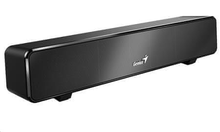 Genius USB SoundBar 100 - žična zvočna vrstica 6W USB 3,5" jack črna